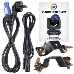 LIGHT4ME VENOM SPOT 150W głowica ruchoma LED oświe